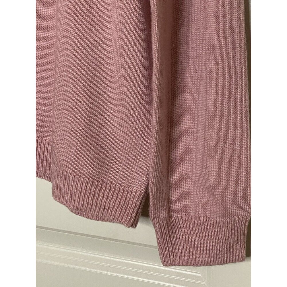 NWT Stitches & Stripes L Pink Wool Blend Crewneck Sweater Soft Cozy Revolve - Picture 5 of 7